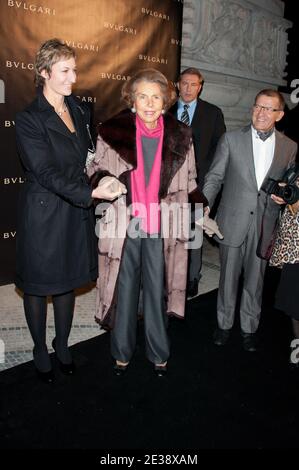 File photo - Liliane Bettencourt attending the Exhibition Launch