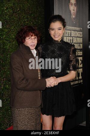 Cast member Hailee Steinifeld and Kim Darby attend the 'True Grit' industry screening at the Academy of Motion Picture Arts and Sciences in Los Angeles, December 9, 2010. Photo by Lionel Hahn/AbacaUsa.com Stock Photo