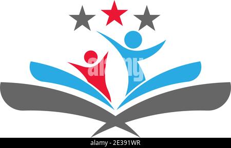 Book logo icon design template vector illustration Stock Vector
