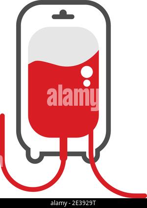 Blood logo icon design vector illustration template Stock Vector