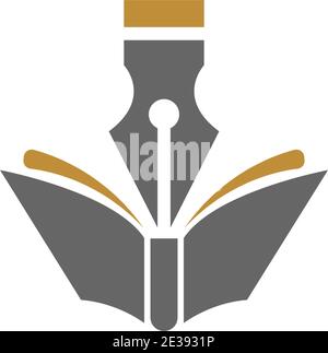 Book logo icon design template vector illustration Stock Vector