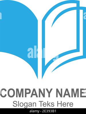 Book logo icon design template vector illustration Stock Vector