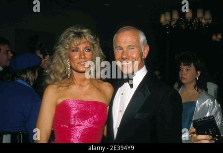 Johnny Carson And Alexis Maas 1988 Credit: Ralph Dominguez/MediaPunch ...