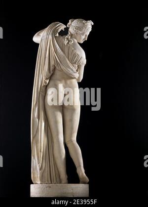 Venus [Aphrodite]: the Callipygian Venus. Engraving by F. Piranesi