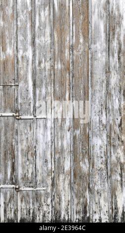 Wooden background. Distressed wood texture white gray colored plank Stock Photo