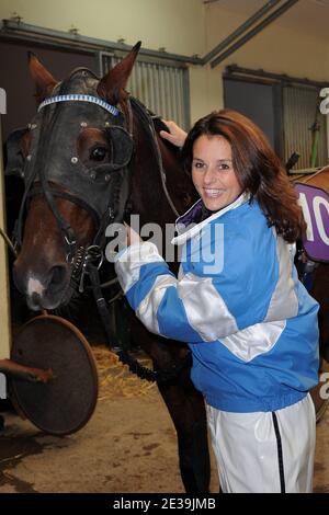 Faustine Bollaert attending the 17th annual Epona Festival in Cabourg, France on October 16, 2010. Photo by Nicolas Briquet/ABACAPRESS.COM Stock Photo