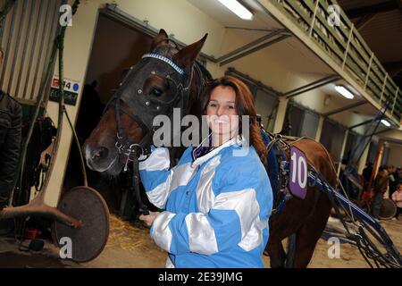 Faustine Bollaert attending the 17th annual Epona Festival in Cabourg, France on October 16, 2010. Photo by Nicolas Briquet/ABACAPRESS.COM Stock Photo