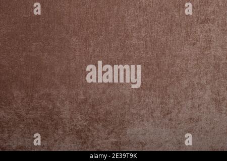 The texture of coarse brown fabric. Is used for upholstery of rustic furniture. Stock Photo