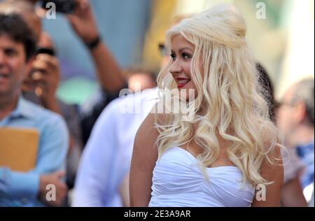 Singer Christina Aguilera is honored with the 2,423rd Star on the Hollywood Walk of Fame in Hollywood, Los Angeles, CA, USA on November 15, 2010. Photo by Lionel Hahn/ABACAPRESS.COM Stock Photo