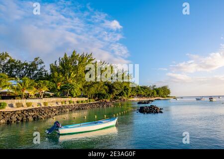 Boats on the sea - Mauritius Stock Photo