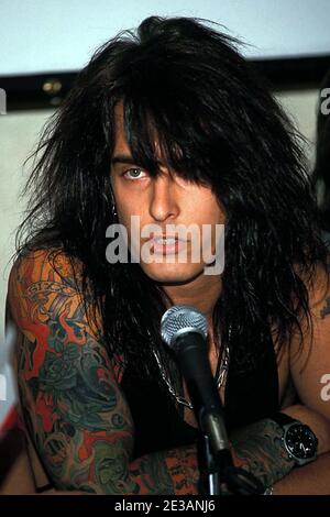 Nikki Sixx at the Press Conference for 
