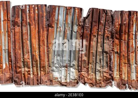 Rusty metal sheet. Perfect grunge background with clipping path Stock Photo