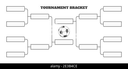 8 team tournament bracket championship template flat style design vector  illustration isolated on white background. Championship bracket schedule  for Stock Vector Image & Art - Alamy