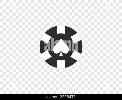 Casino, chip gamble jackpot icon Vector Stock Vector