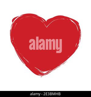 Crayon Valentine40 Stock Vector