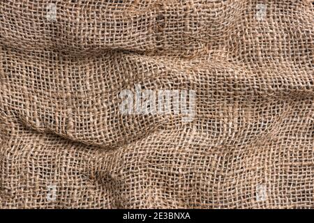 Old Sackcloth texture for background. Linen burlap Stock Photo