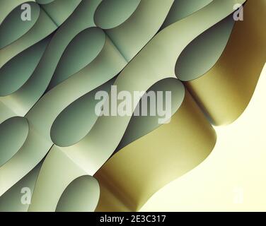 Abstract business background from elliptical paper macro detail. Stock Photo