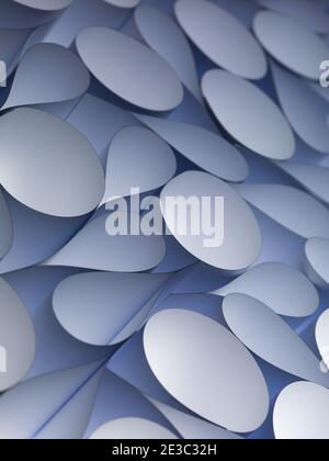 Abstract background made from paper shapes Stock Photo