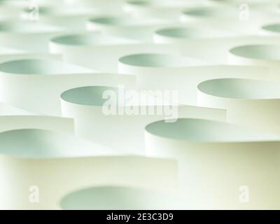 Abstraction from elliptical paper as a background texture Stock Photo