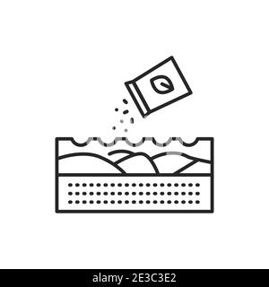 Sowing color line icon. Pictogram for web page, mobile app, promo. Stock Vector