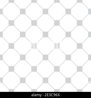 Wired lines seamless texture gray color hex shapes grid on white. Solid and flat color vector illustration. Stock Vector