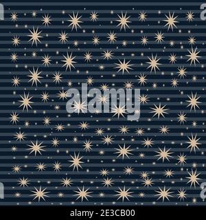 Background with star and star abstract design. Stock Vector