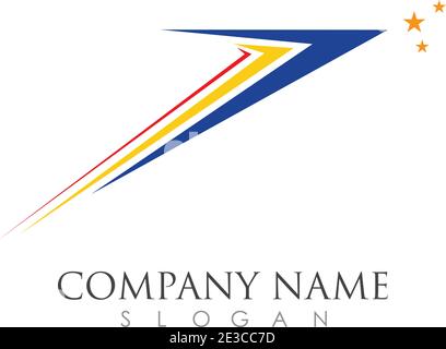 Faster Logo Template vector icon illustration design Stock Vector