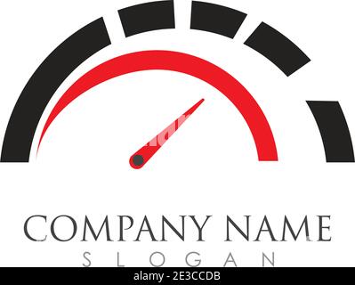 Faster Logo Template vector icon illustration design Stock Vector