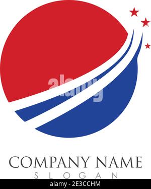 Faster Logo Template vector icon illustration design Stock Vector