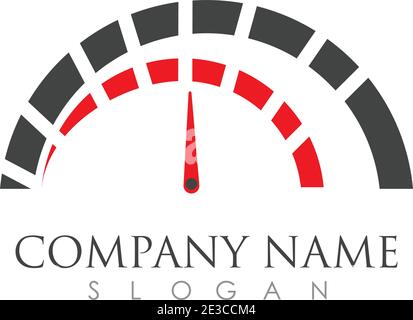 Faster Logo Template vector icon illustration design Stock Vector