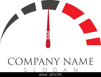 Faster Logo Template vector icon illustration design Stock Vector