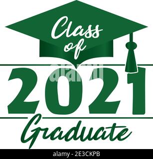 Green 2021 Graduation Art Stock Photo - Alamy