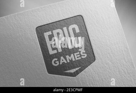 Epic games logo hi-res stock photography and images - Alamy