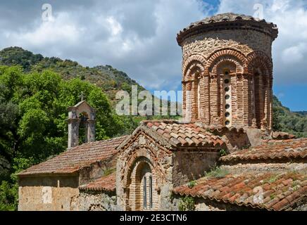 The church of Saint Nicholas (Agios Nikolaos) in Kyriakosellia, Chania, Crete Stock Photo