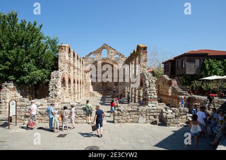 Church of Saint Sophia, Nessebar Old Town, Bulgaria Stock Photo