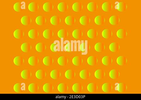 Halftone Orange Gradient Circles Background, Vector Illustration Stock Vector