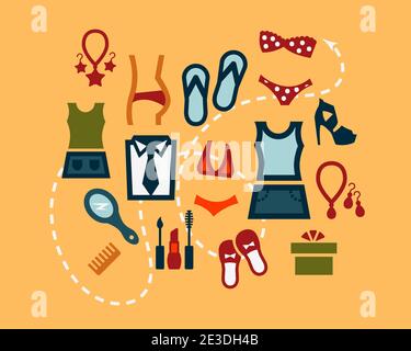 Flat Construction And Repair Icons Set Created For Mobile, Web And Applications. Stock Vector