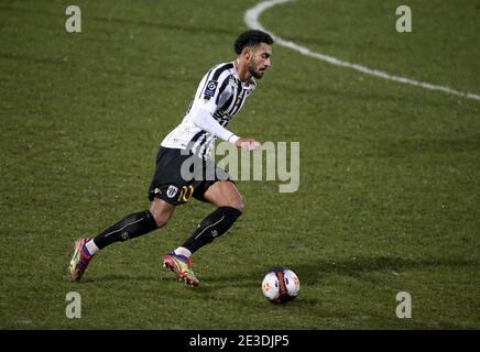 Angelo Fulgini Of Angers During The French Championship Ligue 1 Football Match Between Angers Sco And Paris Saint Germain On Jan Lm Stock Photo Alamy