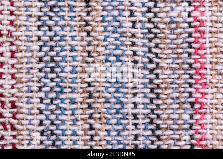 Abstract colorful fabric background and texture space for design. Silk cloth with sweet color. Stock Photo