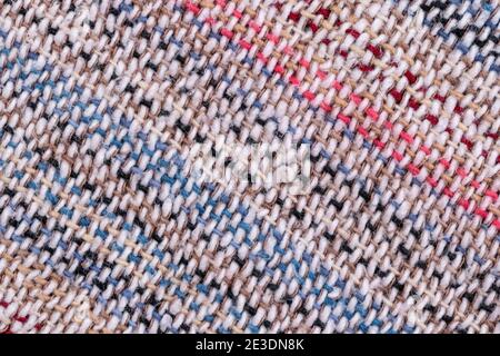Abstract colorful fabric background and texture space for design. Silk cloth with sweet color. Stock Photo