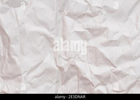 The top view empties brown paper with wrinkled. Crumpled paper background and texture. Stock Photo