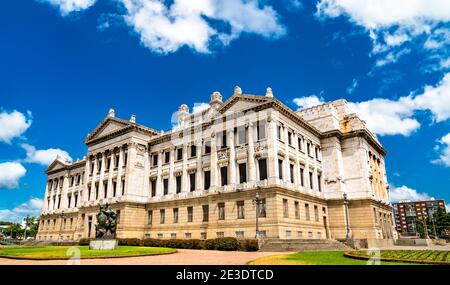 Legislative Palace of Uruguay in Montevideo Stock Photo
