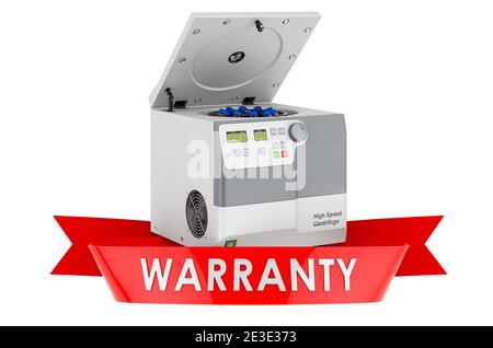 Repair and service of laboratory centrifuge, 3D rendering isolated on ...