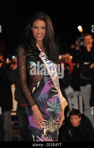 Miss france 2009 Chloe Mortaud attends the 10th Annual NRJ Musics Awards 2009 held at the Palais des Festivals in Cannes, France on January 17, 2009. Photo Gouhier-Orban/ABACAPRESS.COM Stock Photo