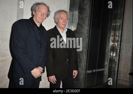 Jean-Pierre Dardenne and Luc Dardenne attending the 14th Annual 'Ceremonie Des Lumieres' held at Paris city hall in Paris, France on January 19, 2009. Photo by Thierry Orban/ABACAPRESS.COM Stock Photo