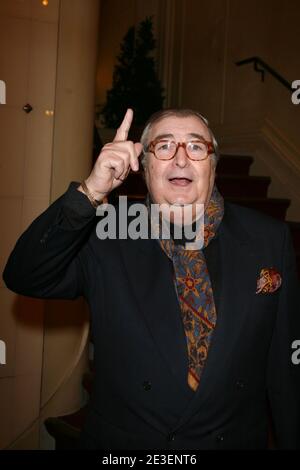 Henri Tisot arriving at the gala evening to benefit French charity 'Enfance Majuscule,' held at Salle Gaveau in Paris, France on February 3, 2009. Photo by Denis Guignebourg/ABACAPRESS.COM Stock Photo