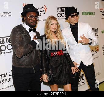 Black Eyed Peas attend the 5th Annual Black Eyed Peas Peapod Foundation Benefit Concert held at the Conga Room downtown in Los Angeles, CA, USA on February 5, 2009. Photo by Lionel Hahn/ABACAPRESS.COM Stock Photo