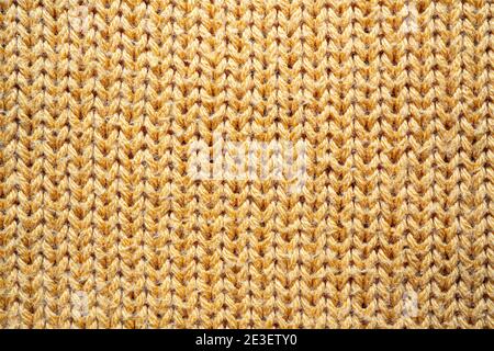 the texture of a yellow cotton jersey Stock Photo