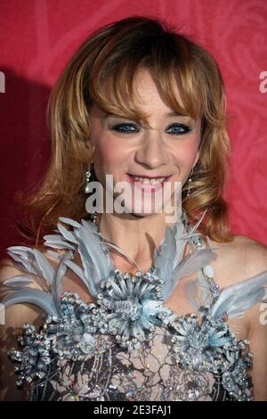Actress Sylvie Testud arrives at the 34rd Cesar (French cinema awards) ceremony, held at the Theatre du Chatelet in Paris, France, on February 27, 2009. Photo by Guignebourg-Nebinger/ABACAPRESS.COM Stock Photo