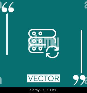 switch vector icon Linear icon. Editable stroke line Stock Vector